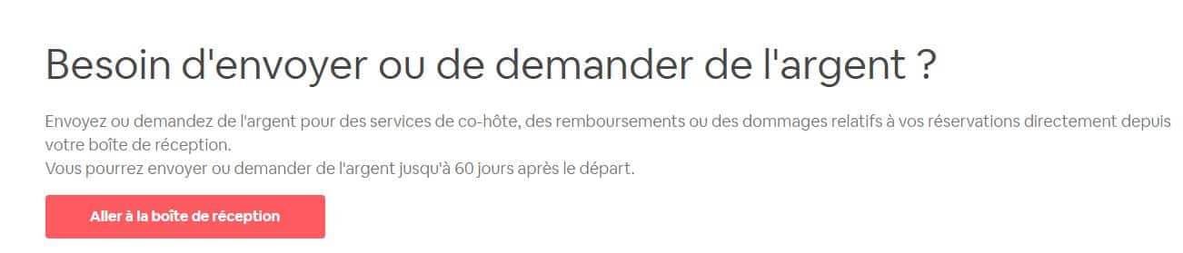 Interface du centre de résolution d'Airbnb (source ici)