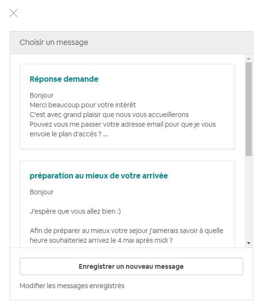 automatiser les messages Airbnb