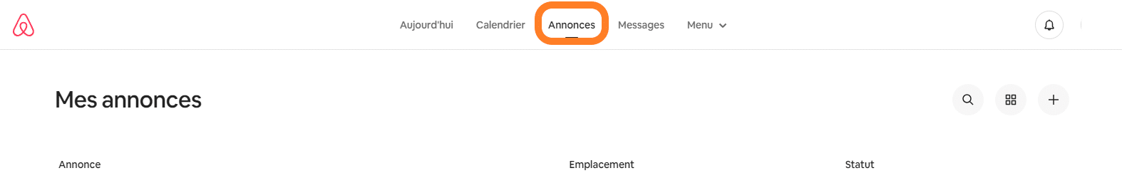 annonce airbnb apparait pas