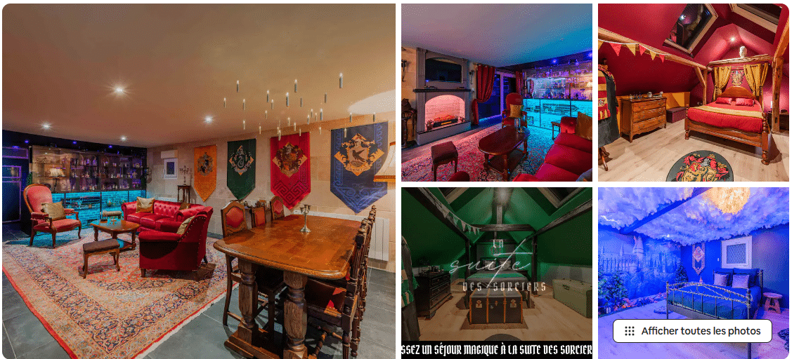 Airbnb thème Harry Potter 